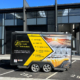 ETD ABB Mobile Showroom outside the Auckland office